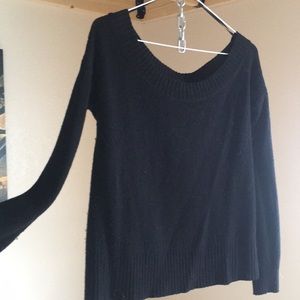 Over the shoulder sweater